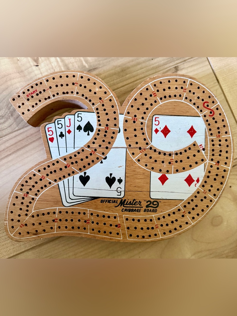 Vintage Mister “29” crib board